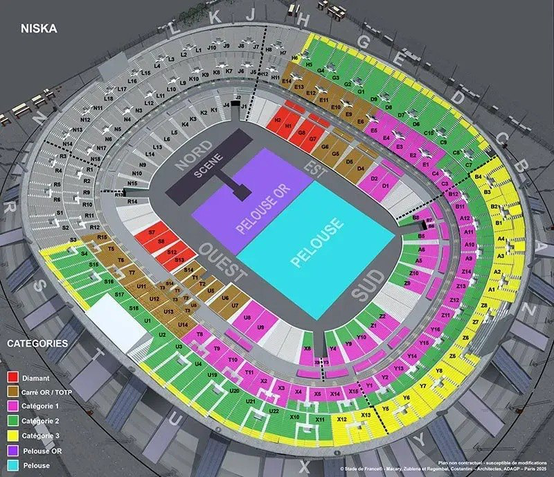 Plan — Stade de France